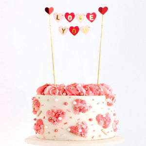 Cake Banner Love