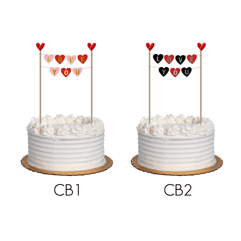 Cake Banner Love