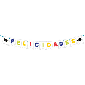 Banner Felicidades Graduación Colores