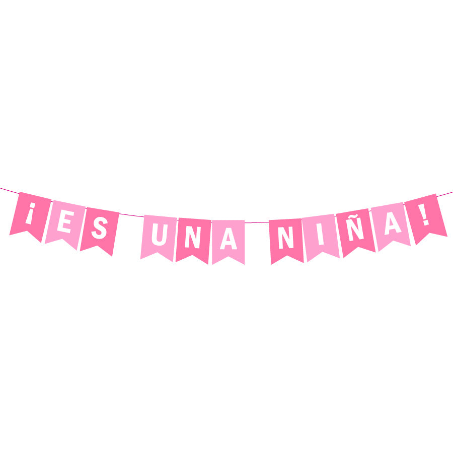 Banner ¡Es una Niña!